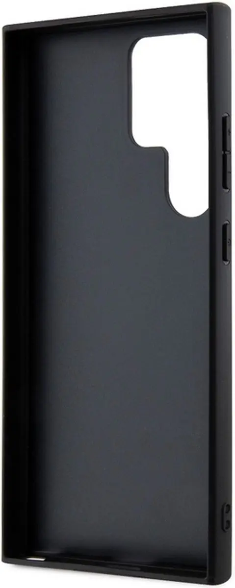 Guess Grip Stand 4G Triangle Strass Hoesje - Samsung Galaxy S24 Ultra - Bruin