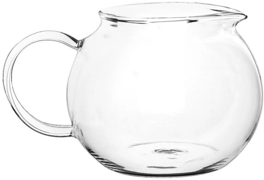 Orion Glazen Theepot met Infuser 800ml - Roestvrij Staal