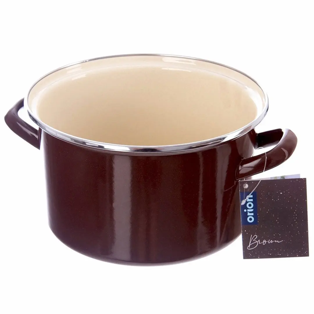 Orion Bruine Emaille Pan 22cm - 4L