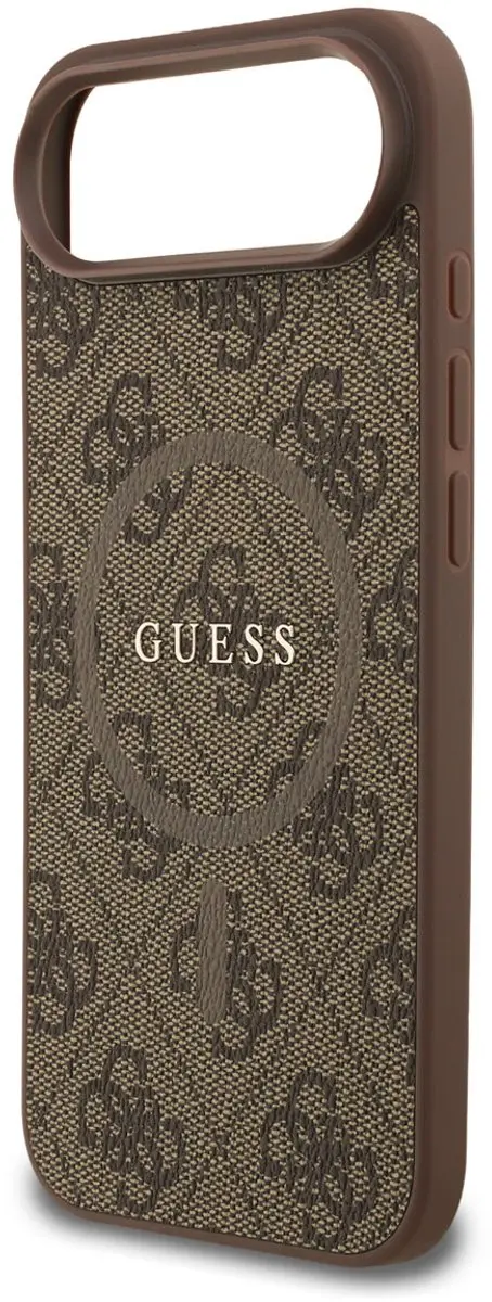 GUESS Back Cover Case iPhone 17 Air - Bruin - PU Leather