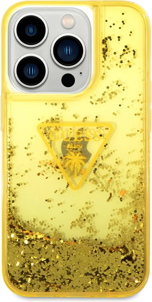 Guess TPU Smartphonehoesje iPhone 14 Pro Max - Goud - MagSafe - afbeelding 6 van 6