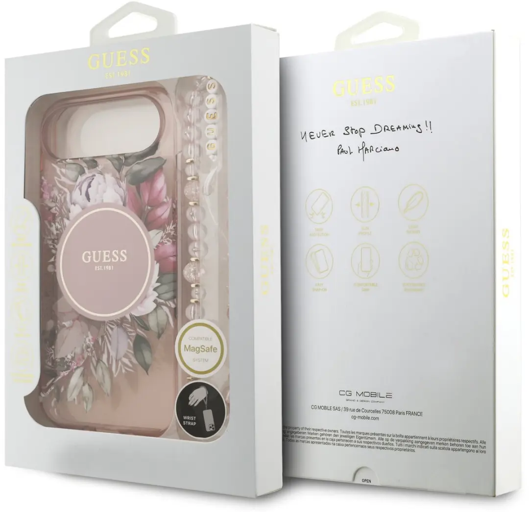 GUESS iPhone 17 Air Hoesje - Roze - 13813