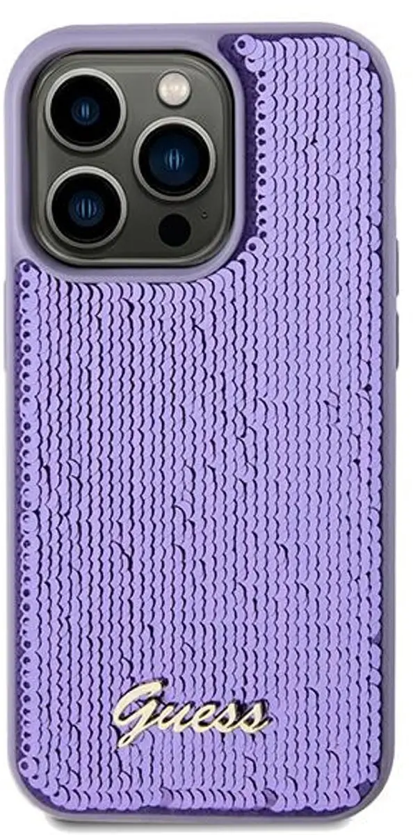 Guess Sequin Serie Hoesje iPhone 13 Pro - Fiolet