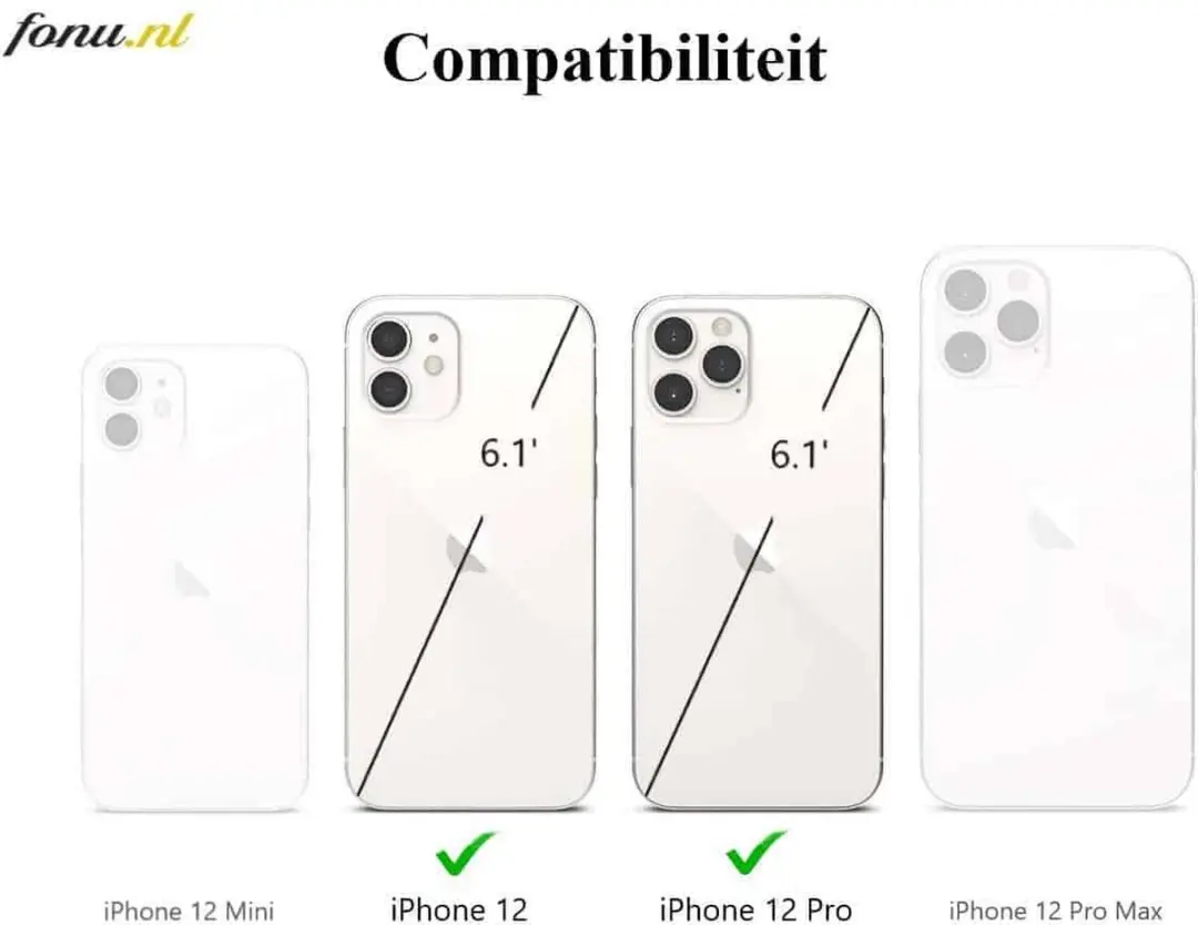 Fonu Glas Screenprotector iPhone 12/12 Pro