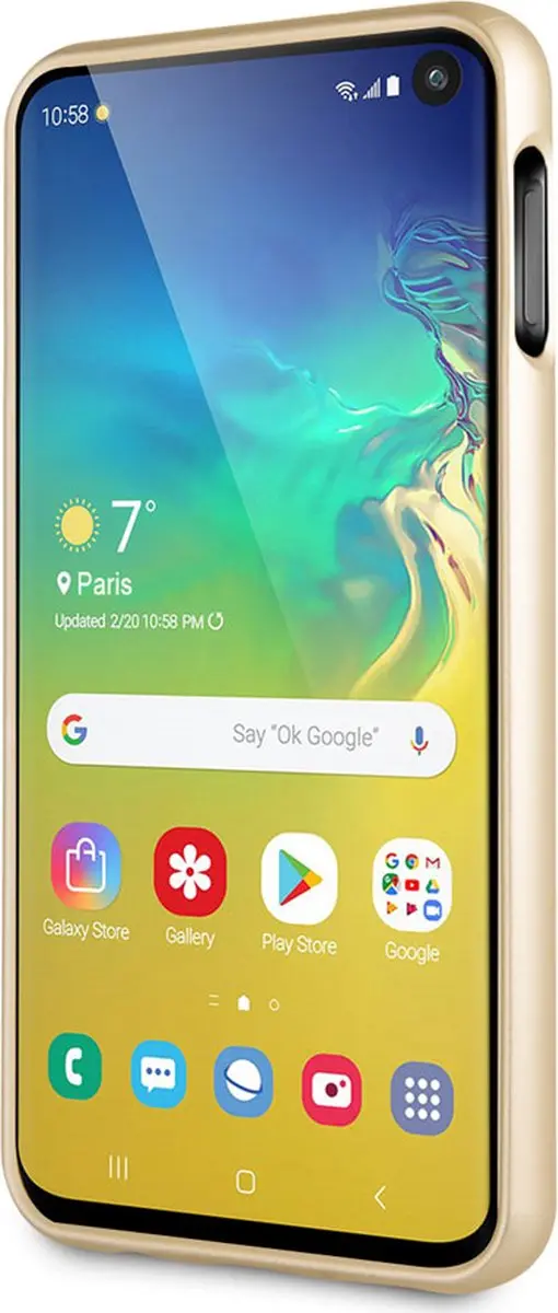 Guess Backcase Hoesje S212-5 - Samsung Galaxy S10e - Goud