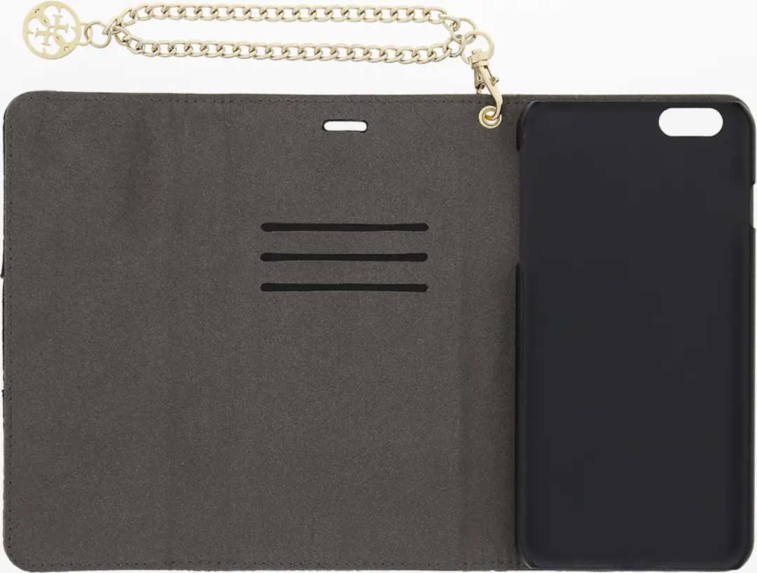 Guess Scarlett Book Case iPhone 6/6s Plus - 3 Pasjes - Zwart - afbeelding 3 van 3