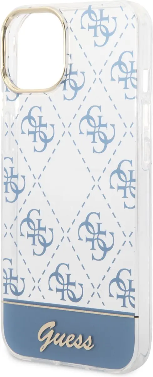 Guess Hoesje iPhone 14 Plus - Blauw - 3666339090630