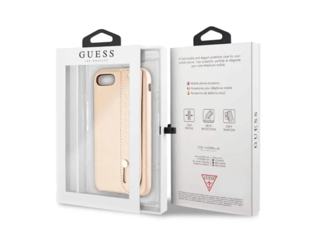 Guess iPhone Backcase - Effen Goud