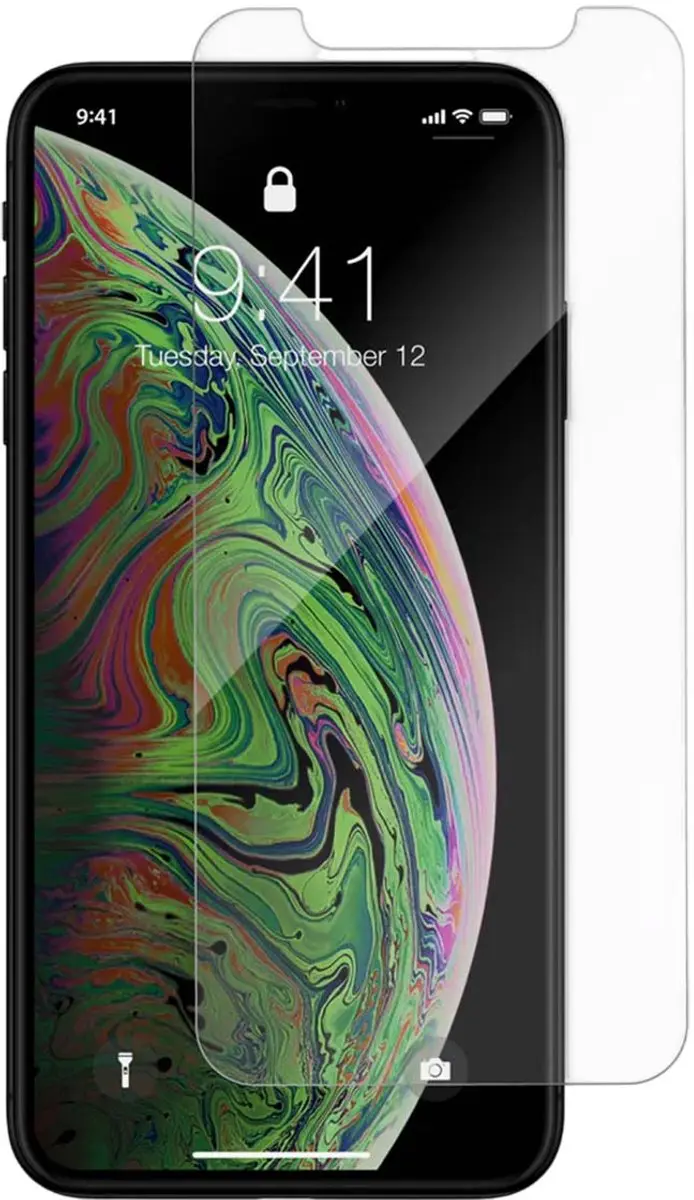 GUESS Schermbeschermer iPhone Xs Max - Onzichtbare Embleemreeks