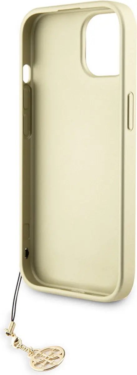 GUESS 4G Charms Back Case iPhone 15 - Bruin