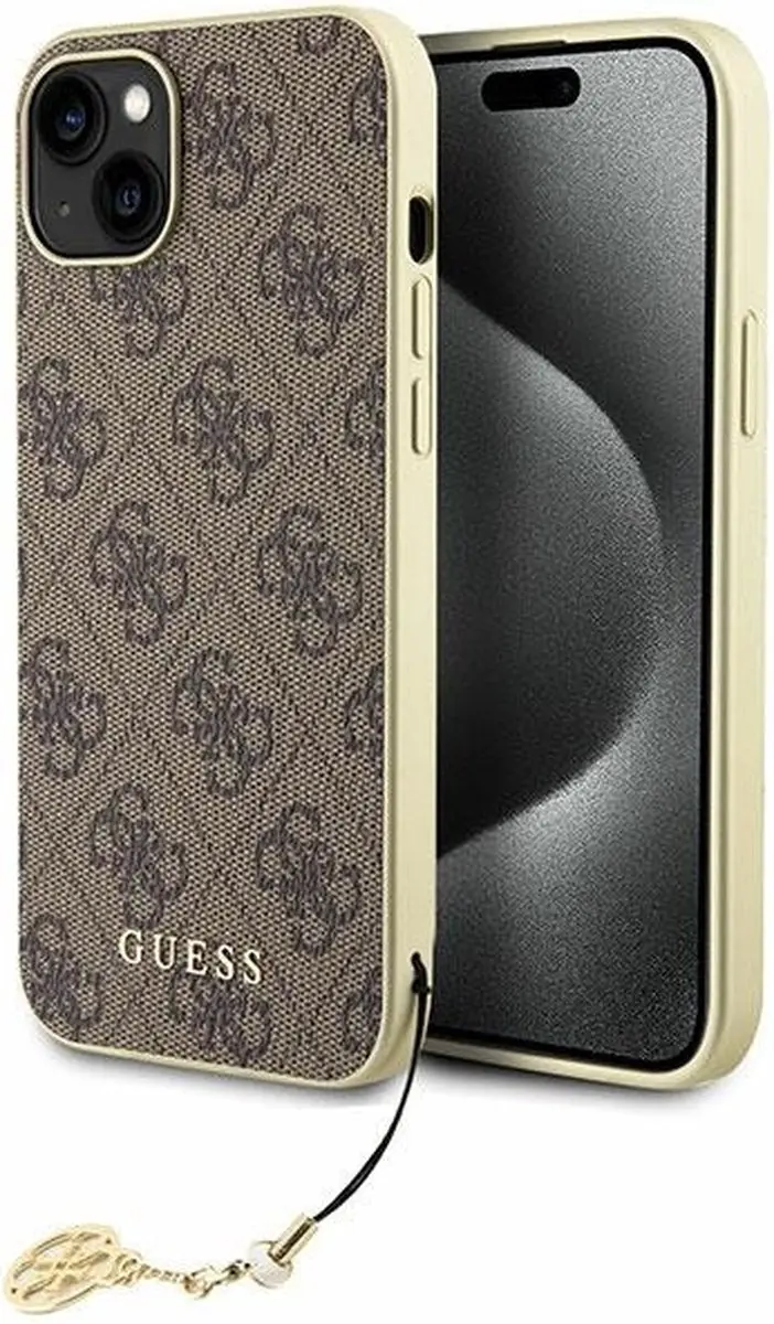 GUESS 4G Charms Back Case iPhone 15