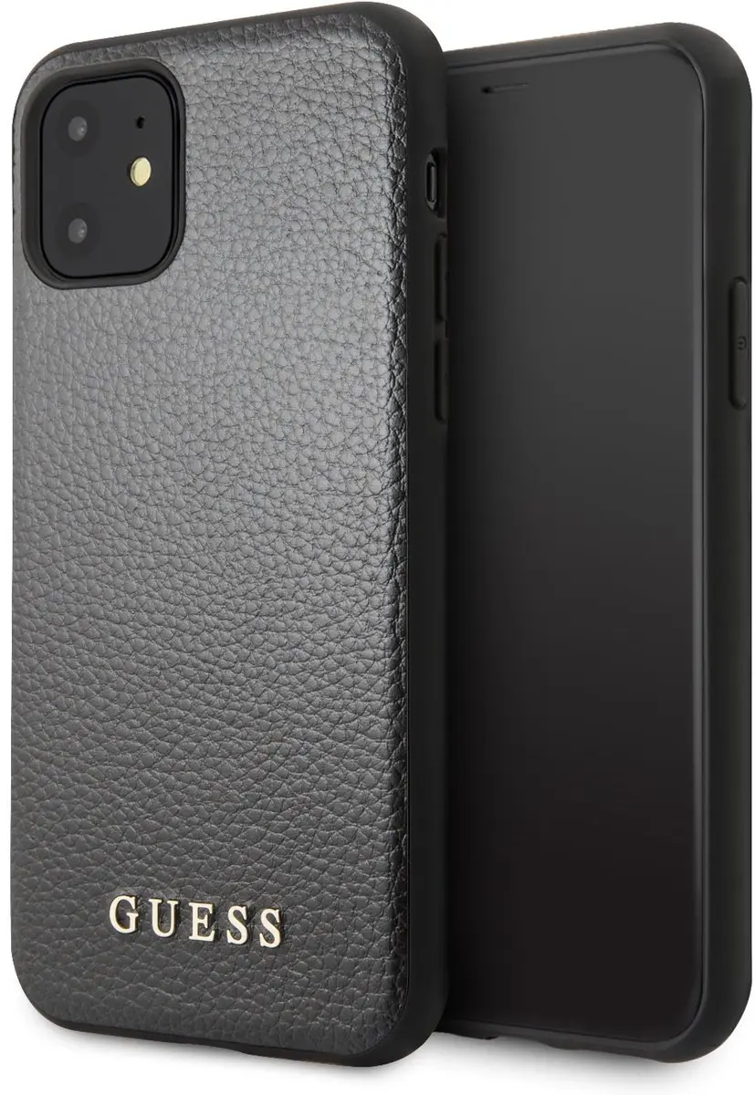 GUESS IriDescent Hoesje iPhone 11 - Zwart - afbeelding 6 van 6