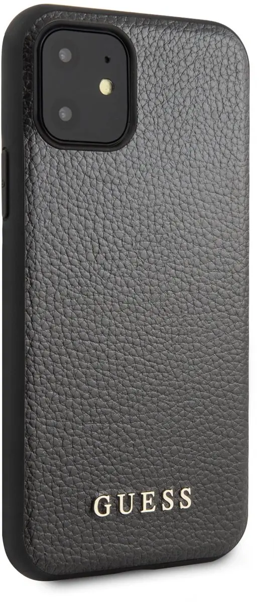 GUESS IriDescent Hoesje iPhone 11 - Zwart