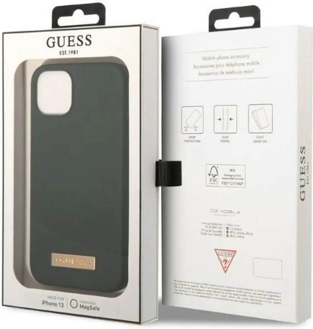 Guess GUHMP13MSBPLA iPhone 13 Hoesje - Groen MagSafe - afbeelding 6 van 6