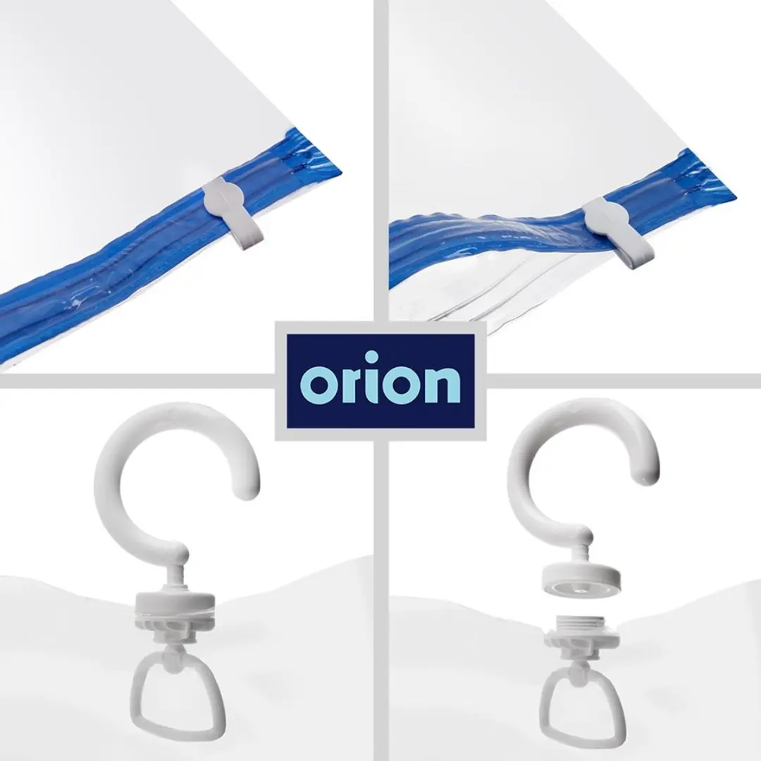 Orion Vacuümzak met Hanger 70x144cm - Transparant