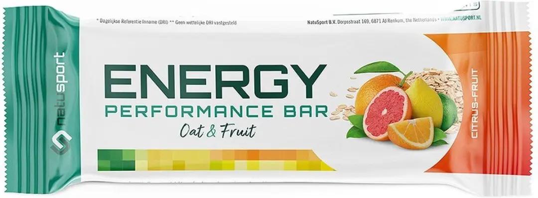 Natusport Energy Performance Bar Havermout & Fruit - 12 Stuks