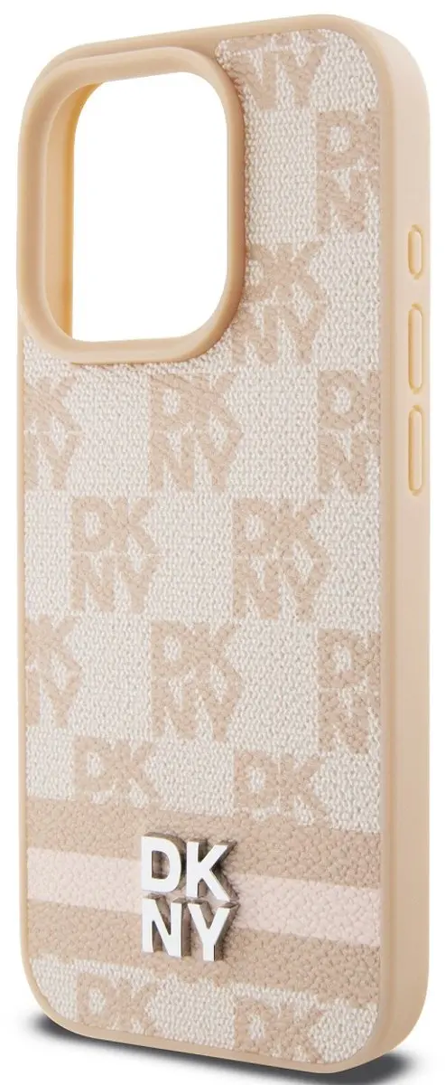 DKNY Checkered Roze Hoesje iPhone 14 Pro Max DKHCP14XPCPTSSP