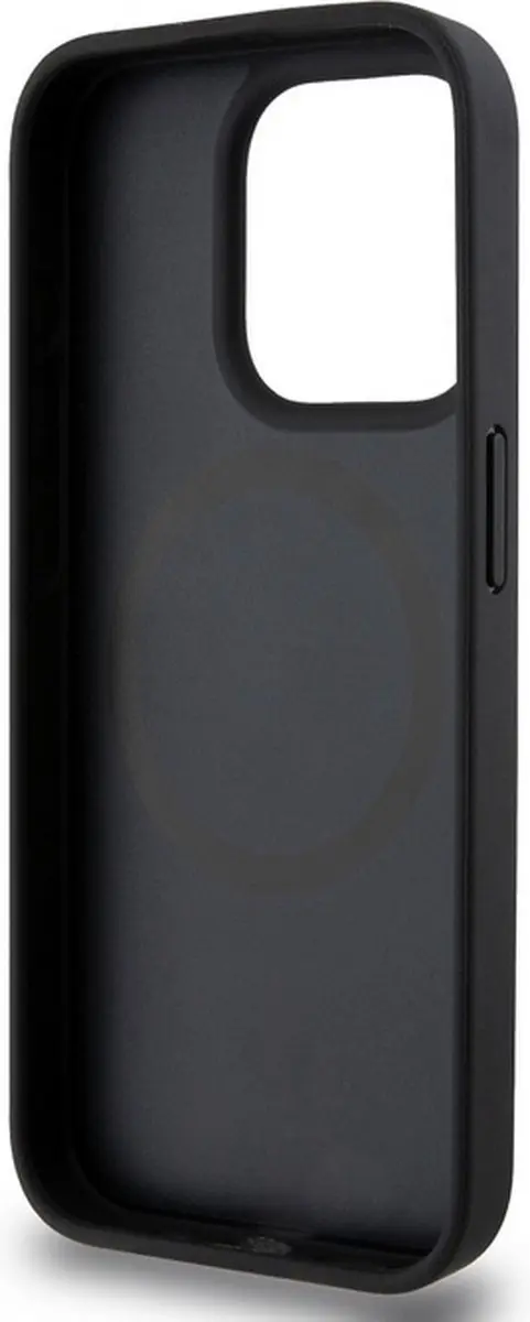 DKNY Repeat Stack Logo Hoesje - iPhone 13 Pro Max - Zwart