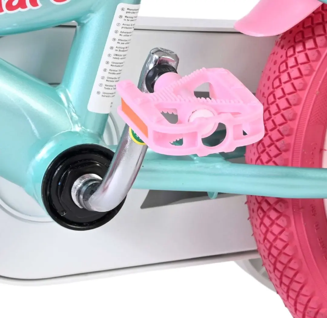 Volare Unicorn Kinderfiets 12" - Groen