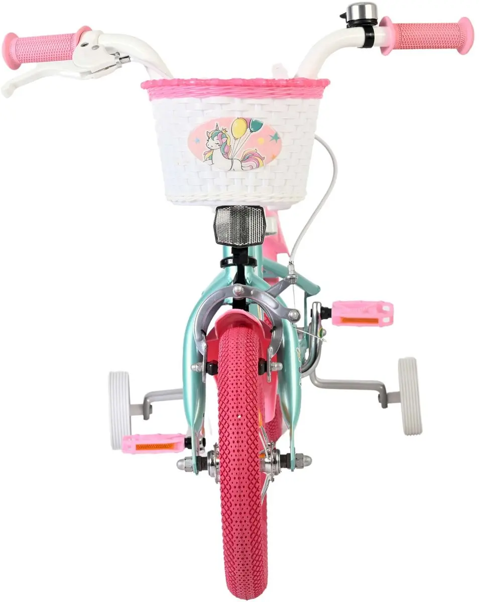 Volare Unicorn Kinderfiets 12" - Groen