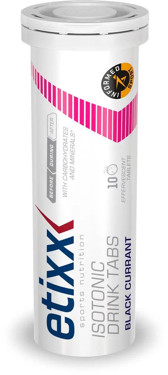 Etixx Isotonic Drink Tabs Sportdrank 30 Stuks - Zwarte Bes