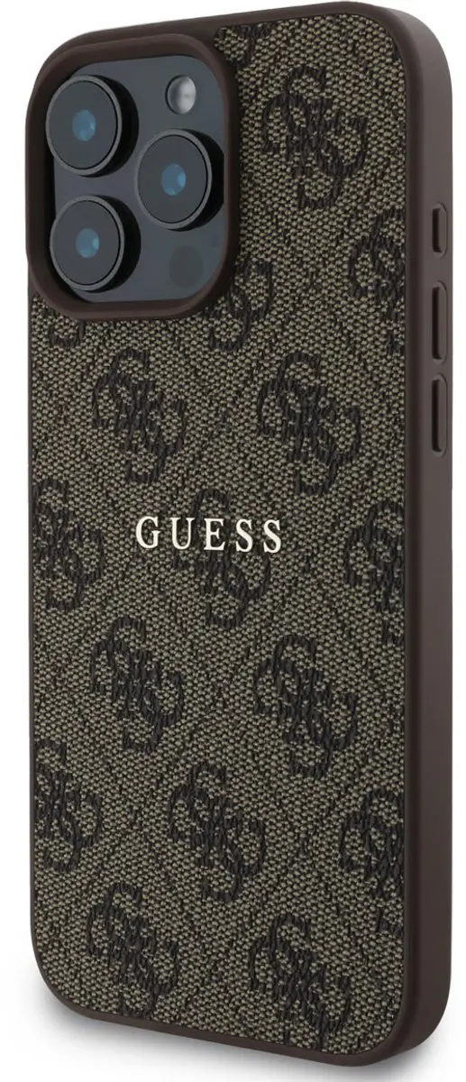 Guess iPhone 16 Pro Max Telefoonhoesje - MagSafe - Bruin