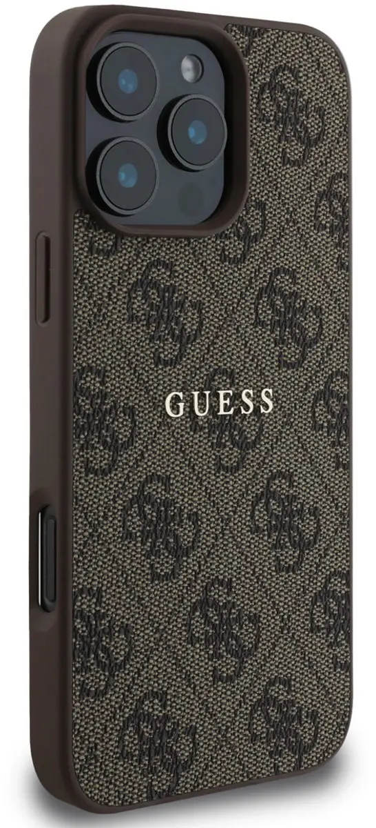 Guess iPhone 16 Pro Max Telefoonhoesje - MagSafe - Bruin