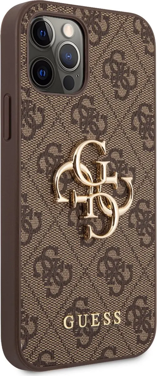 Guess GUHCP12M4GMGBR Hoesje iPhone 12/12 Pro - Bruin - afbeelding 6 van 6
