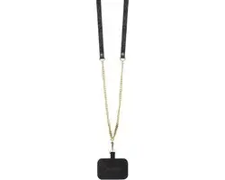 GUESS 4G Triangle Crossbody Hoesje - iPhone 15 Pro - Zwart