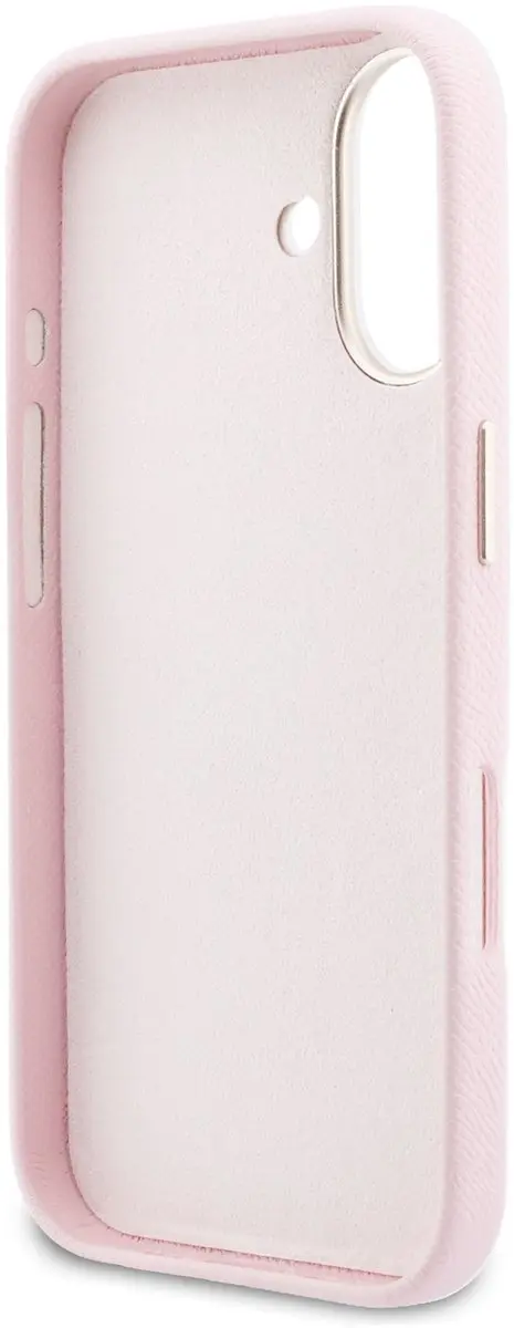 Guess PU Resin Logo Backcover 14927 - iPhone 17 - Roze
