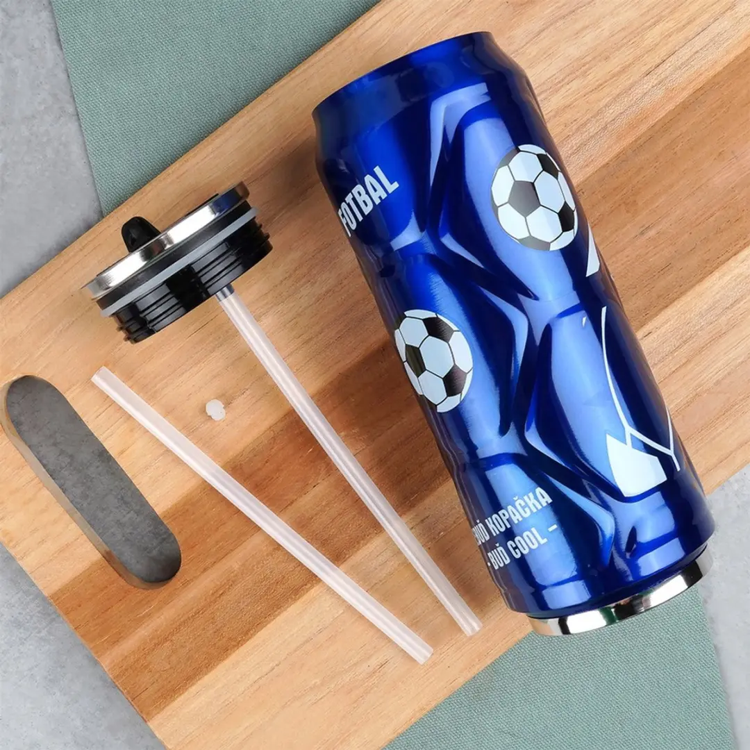 Orion Thermische Beker Voetbal 500ml - Blauw