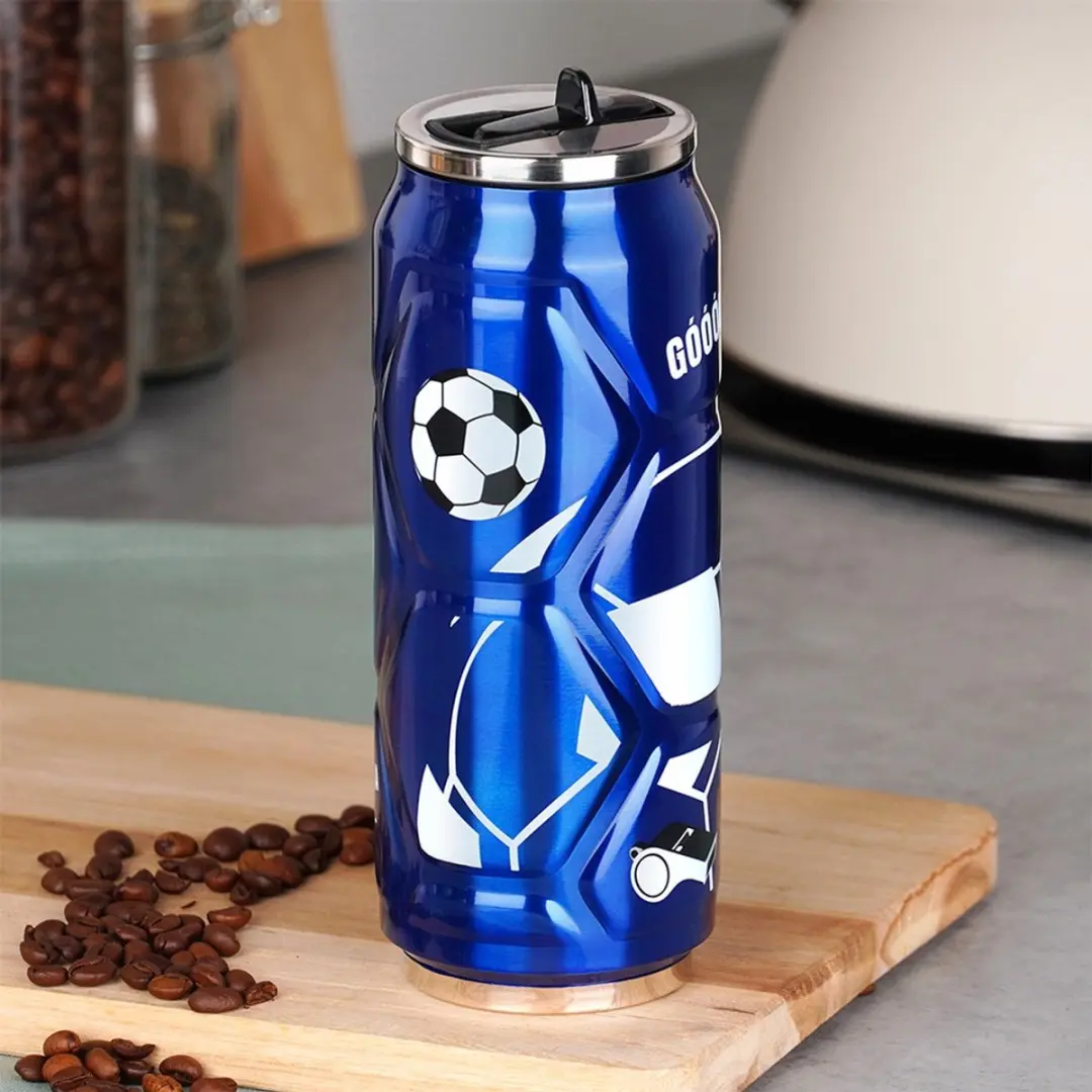 Orion Thermische Beker Voetbal 500ml - Blauw