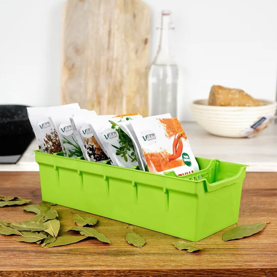 Orion Kruidenorganisator Groen 30x13x8cm - 6-delig - afbeelding 6 van 6