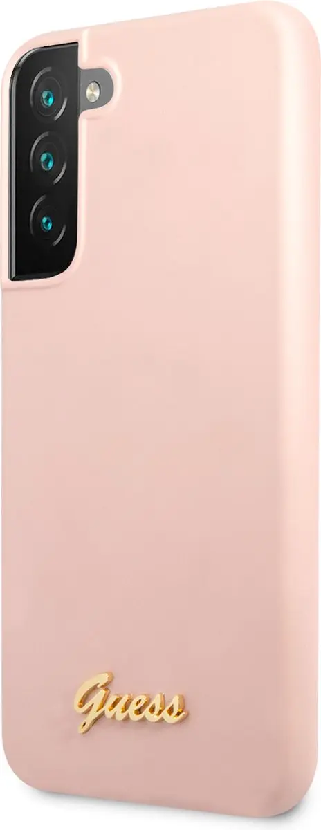 Guess Siliconen Hoesje Samsung Galaxy S22 - Roze