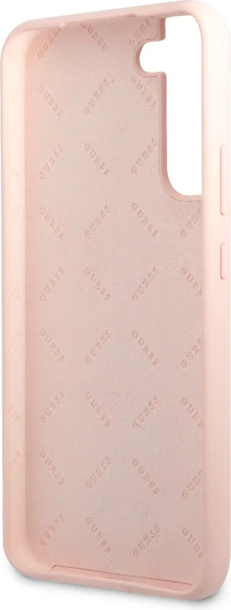 Guess Siliconen Hoesje Samsung Galaxy S22 - Roze