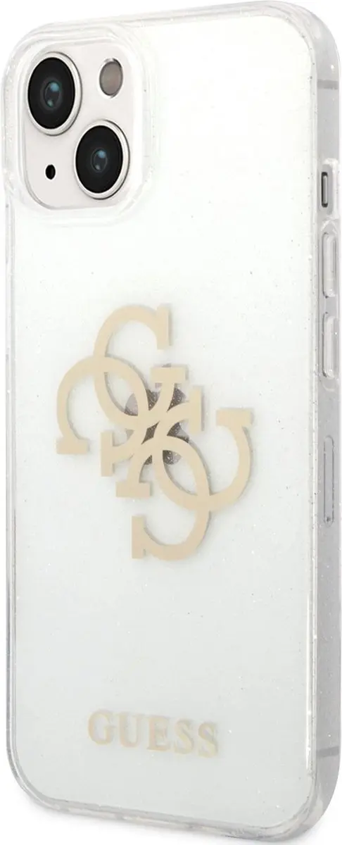 Guess 4G Logo Glitter TPU Hoesje