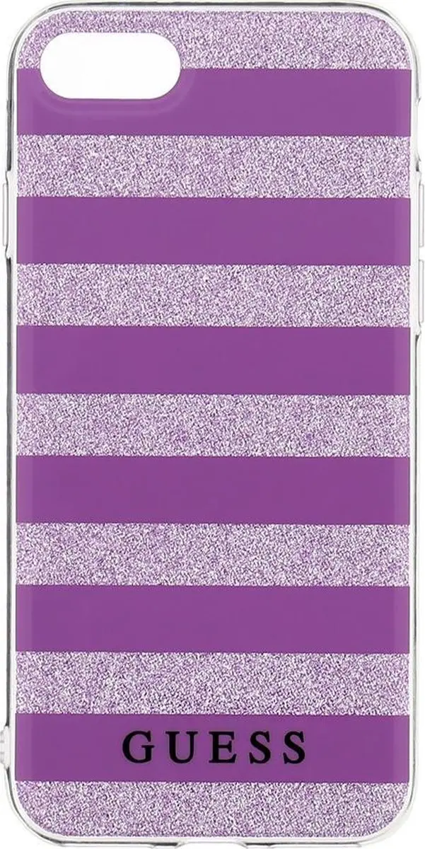 Guess Stripes Gel Hoesje iPhone 8/7/SE 2020