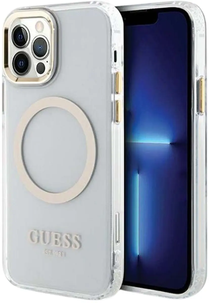Guess Translucent Back Case Goud