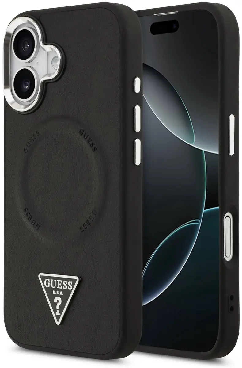 GUESS Triangle Logo iPhone 17 Hoesje MagSafe