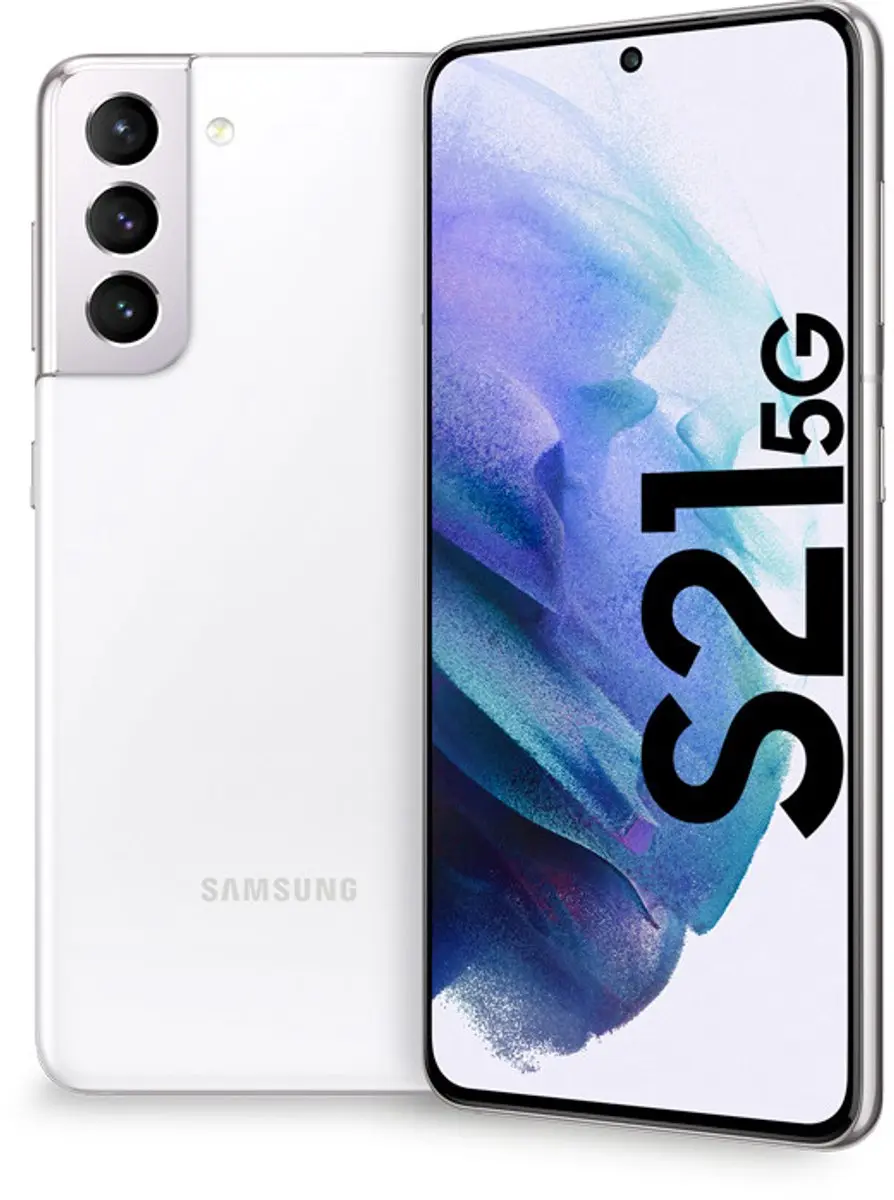 Samsung Galaxy S21 SM-G991BZWDEUB - 128GB - Phantom White