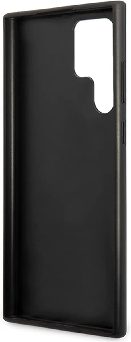 Guess Hard Case Metaal Zwart/Goud voor Samsung Galaxy S23 Ultra - 3666339116972