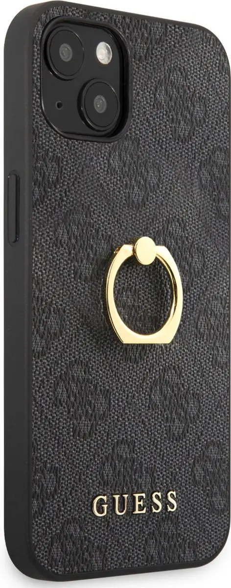 Guess PU Back Cover iPhone 14 Plus - Grijs