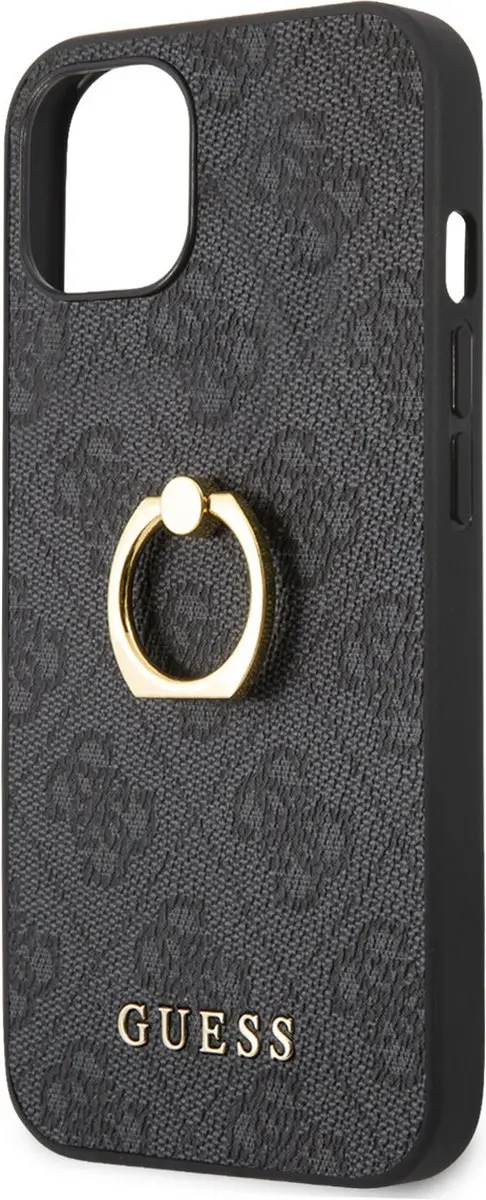 Guess PU Back Cover iPhone 14 Plus - Grijs