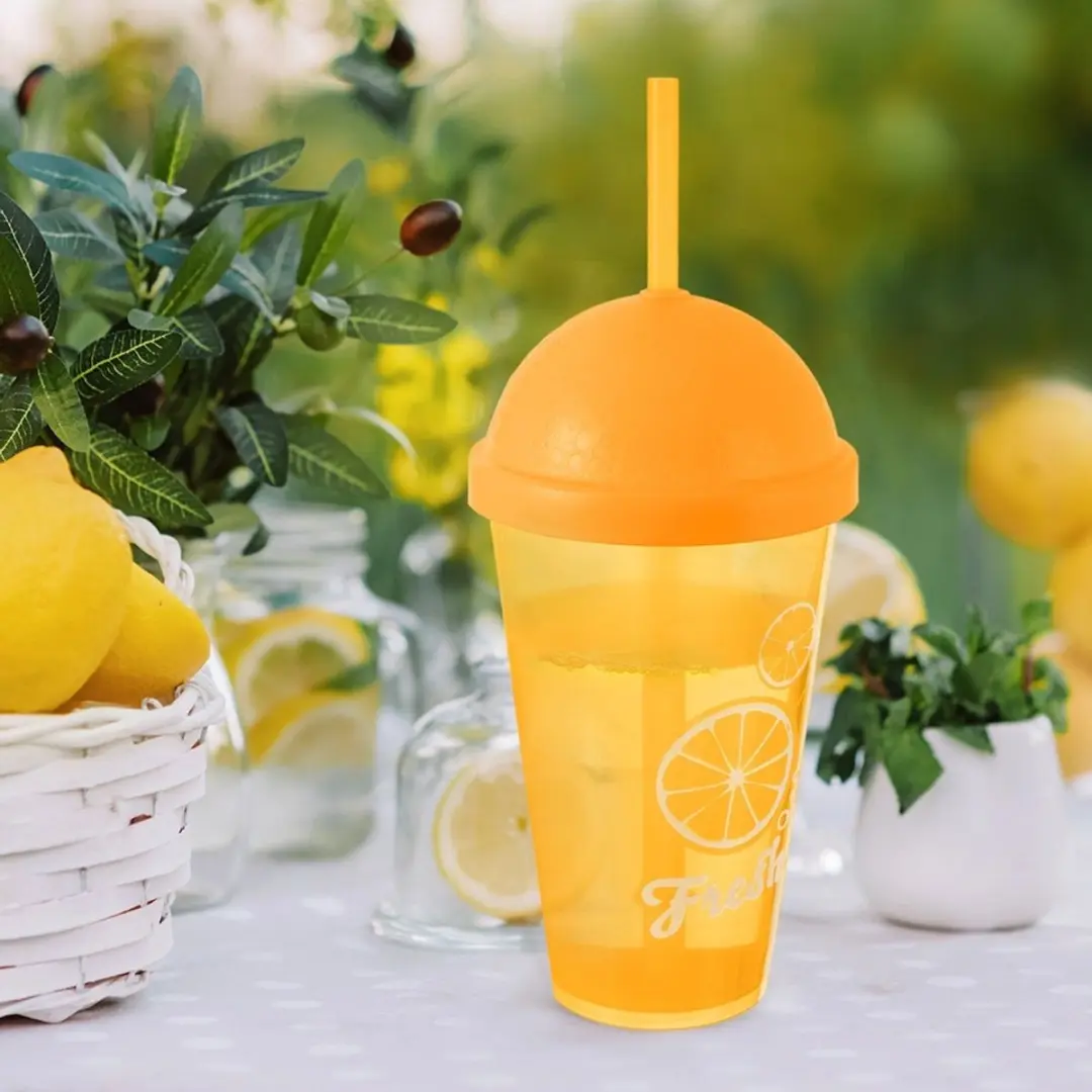 Orion Plastic Beker 450ml - Oranje