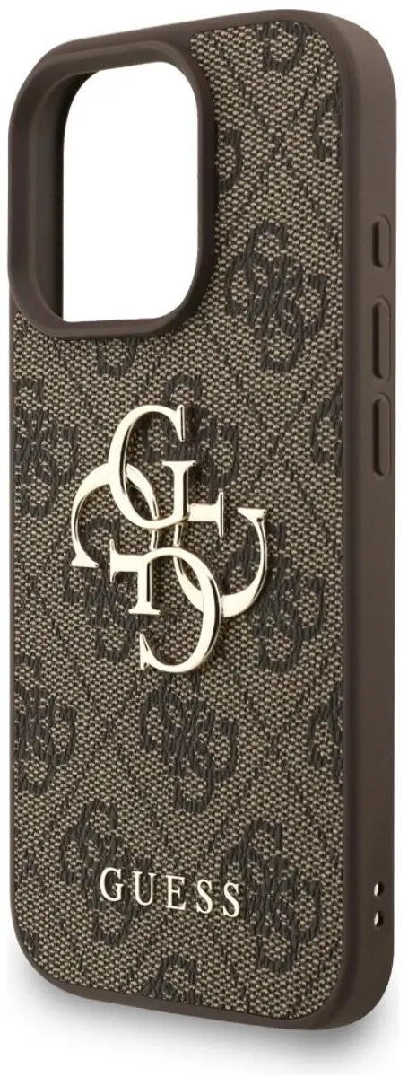 GUESS Telefoonhoesje iPhone 16 Pro - MagSafe Bruin