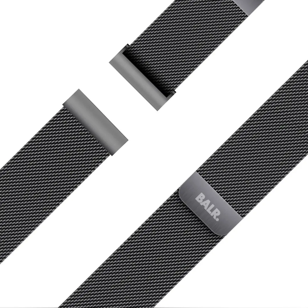 BALR Milanese Horlogeband 22mm - Zwart - afbeelding 6 van 6