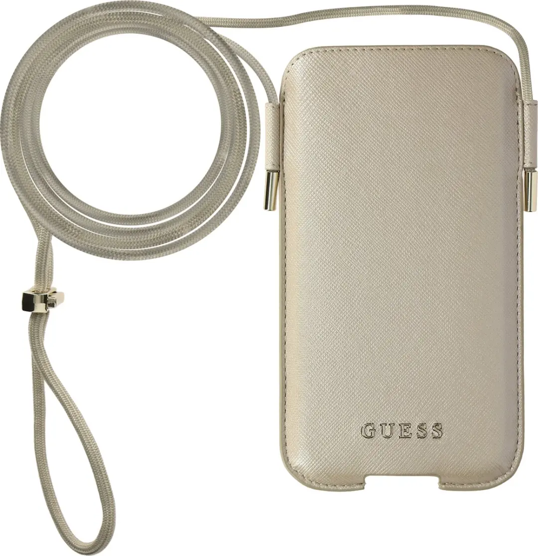 GUESS Hoesje Goud - Maat S/M - GUHCP12MSAPSLG