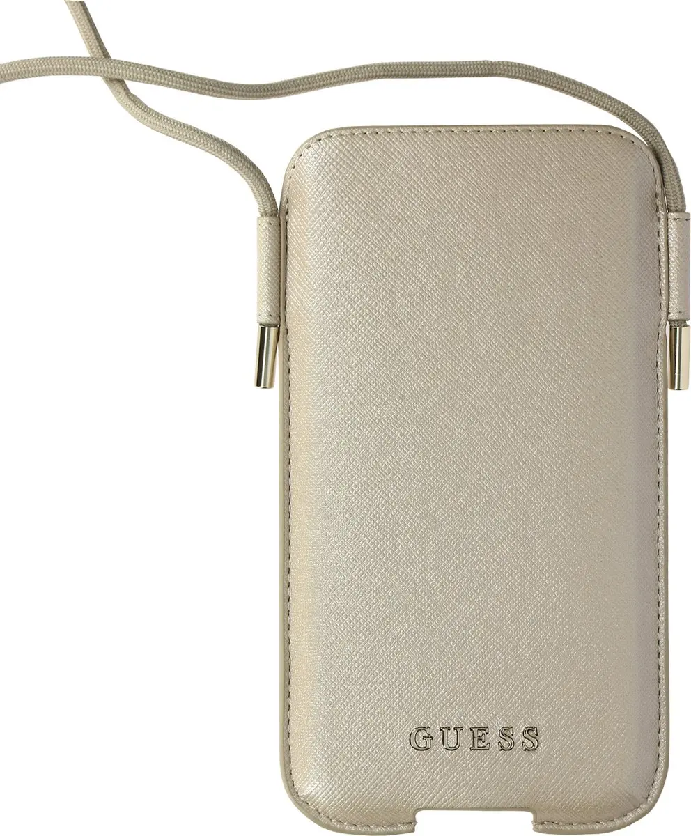 GUESS Hoesje Goud - Maat S/M - GUHCP12MSAPSLG