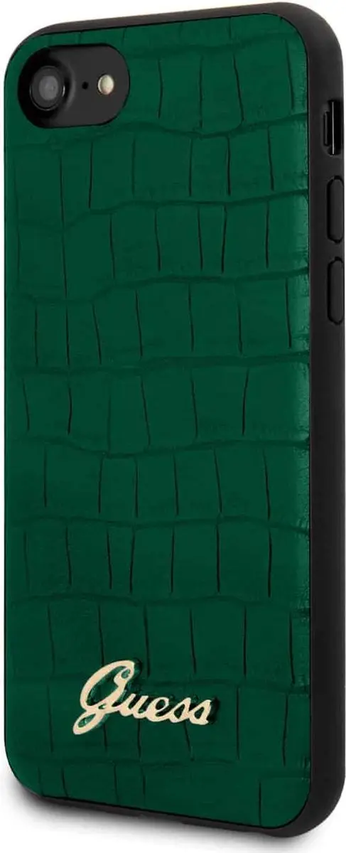 Guess Crocodile Back Case Groen - iPhone 7/8/SE
