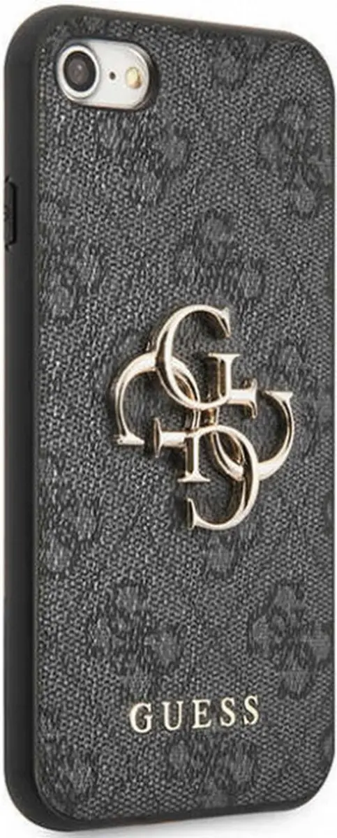 Guess 4G Metal Logo Hoesje - iPhone 7/8/SE - Grijs